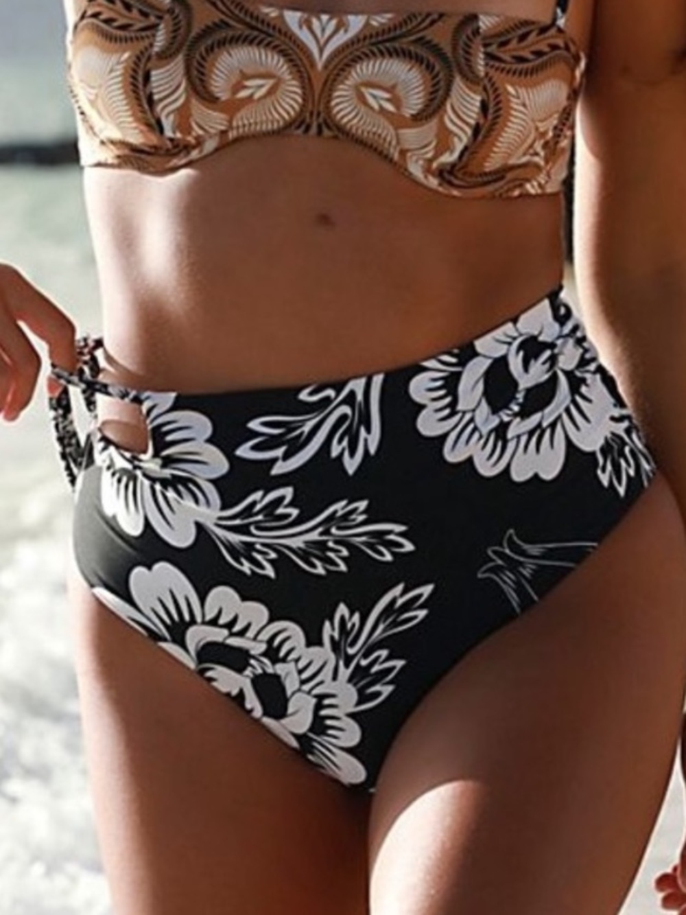 Agua Bendita Glenda Bikini Bottoms SZ L NWT
